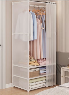 Portable Closet Wardrobe Clothes Storage with 3 Shelves and Hanging Rail,Non-Woven Fabric, Quick and Easy Assembly - pzsku/Z9C5634226FC258D574CAZ/45/_/1700979602/d70be945-b1aa-4cd4-a552-e824503b5038