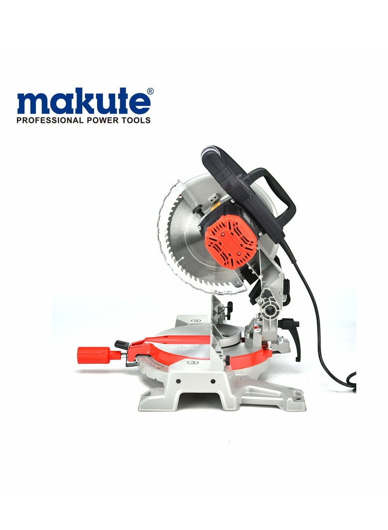makute New 255mm Miter Saw Electric Cutting Saw Machine MS006 - Powerful 1800W Miter Saw for Precise Wood and Metal Cutting - Image 2