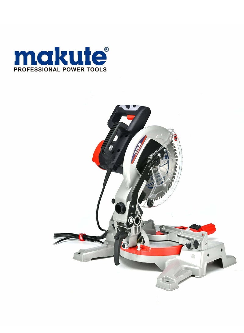 makute New 255mm Miter Saw Electric Cutting Saw Machine MS006 - Powerful 1800W Miter Saw for Precise Wood and Metal Cutting - Image 4