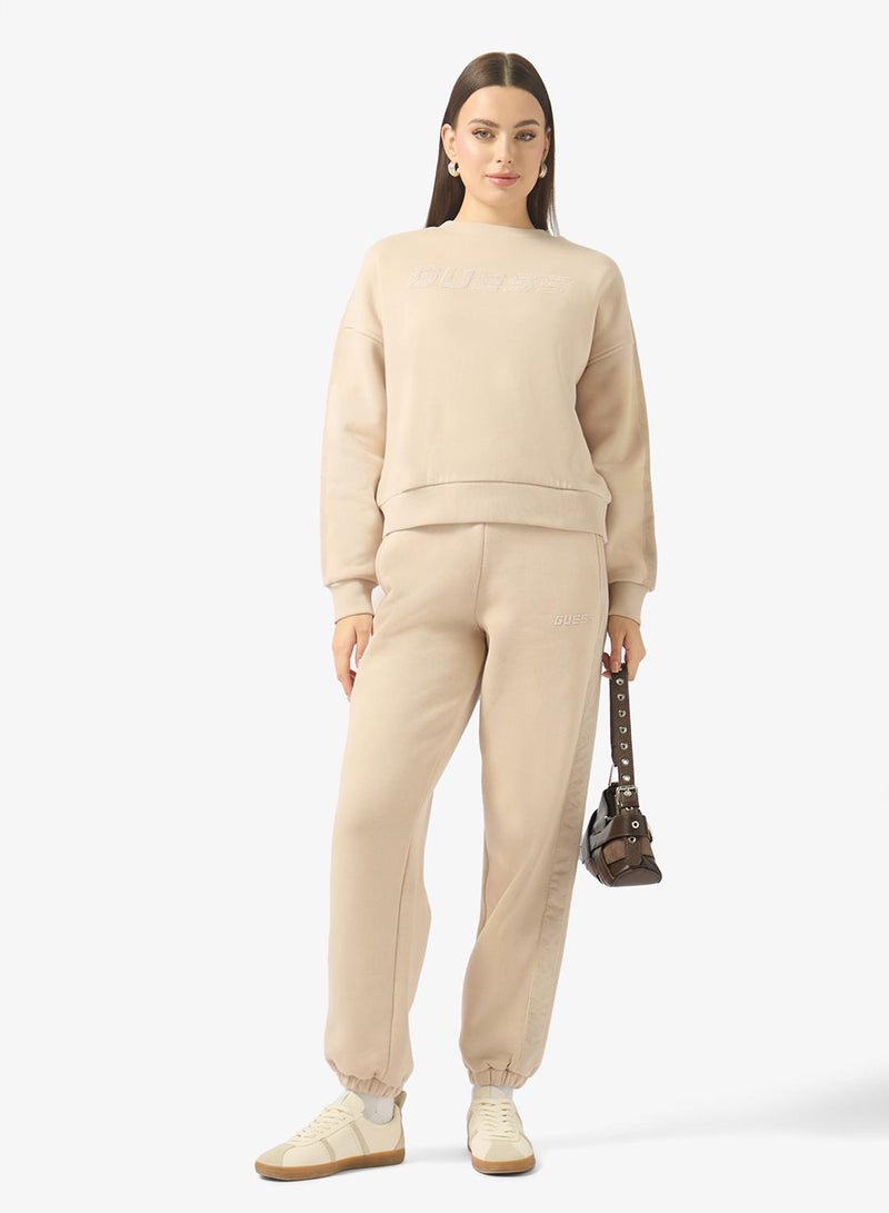 جس سراويل رياضية  بخصر مرتفع وأساور - Image 2