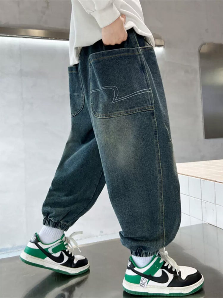 Boys' Pants For , Big Kids' Long Pants, Casual Pants, Boys' Sports Pants, Cool And Stylish Children'S Jeans For - Image 3