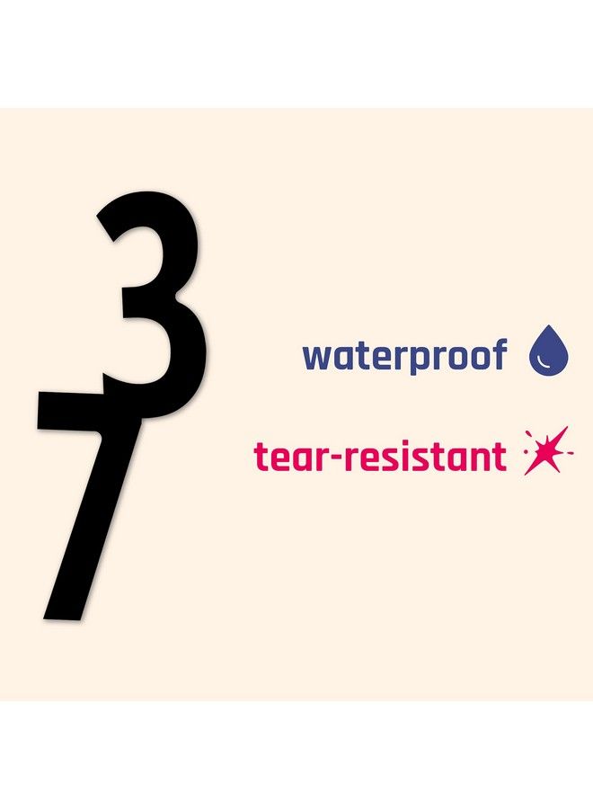 TownStix 600 Pieces 1" Number Stickers Waterproof Vinyl Stick On Numbers Black - Image 5