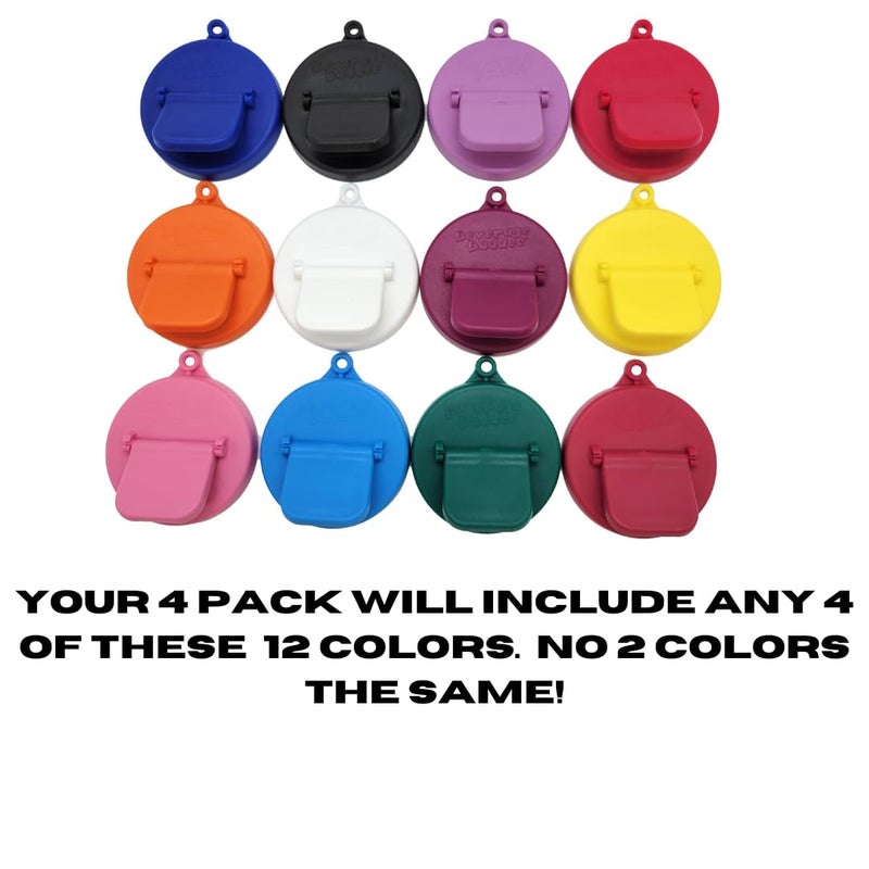 Beverage Buddee Can Cover - Best Can Cover For Standard Size Soda/Beer/Energy Drink Cans - Made In The USA - BPA-PCB Free - 4 pack (Asst Colors) - Image 3