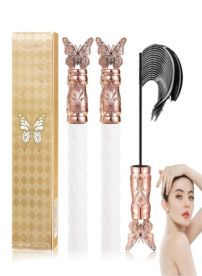 hadaclub Mascara,Waterproof Sweat-Proof & Long-Lasting Mascarafor Everyday Wear,Thick, Curling,Waterproof, Sweat-proof, Lengthening, Non-smudged(2PCS) - Image 1