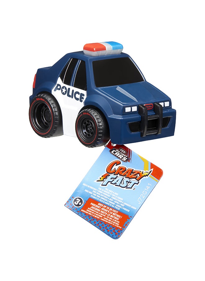 little tikes Little Tikes Crazy Fast Cars Series 6-Police Car (Red Tire Stripe)  - Image 1