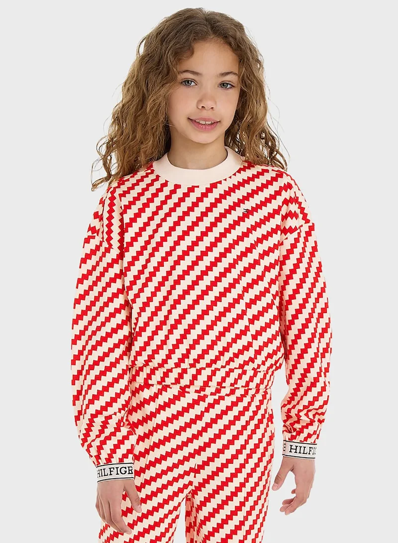 TOMMY HILFIGER Kids Logo Sweatshirt