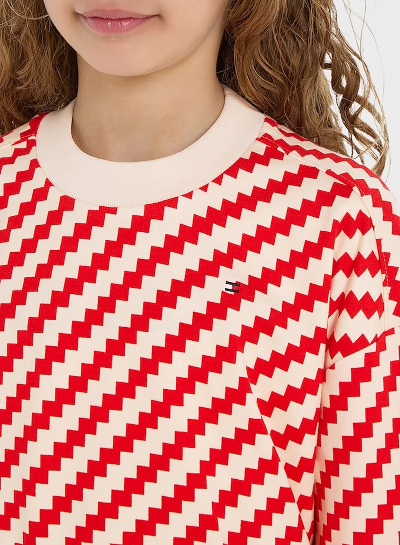 TOMMY HILFIGER Kids Logo Sweatshirt