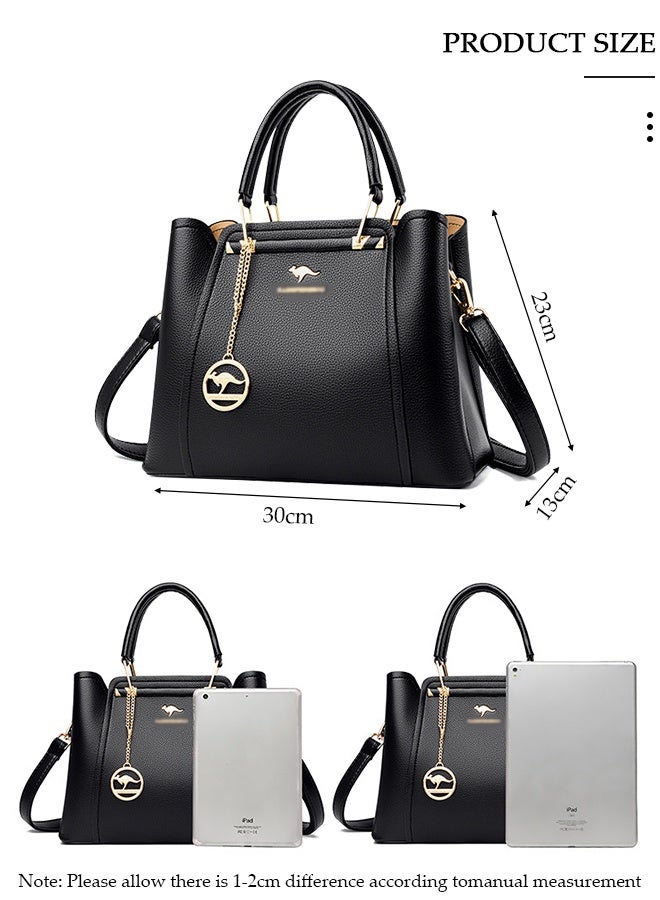 DUNISO Fashion Women Handbags PU Leather Waterproof Adjustable Handle Satchel Shoulder Bags Ladies Tote Bag Casual Crossbody Bags for Womens - Image 2