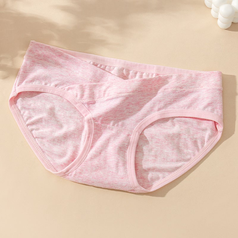 Maternity Low-Waist V-Panties Cotton Comfort Breathable Dark blue  - Image 5