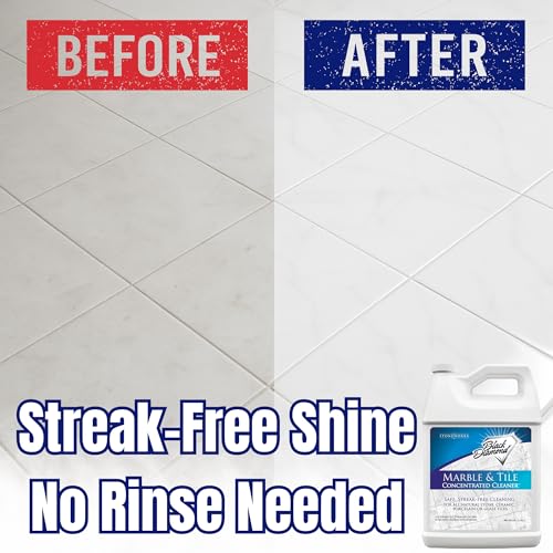 Black Diamond Stoneworks MARBLE & TILE FLOOR CLEANER. Great for Ceramic, Porcelain, Granite, Natural Stone, Vinyl and Brick. No-rinse Concentrate.(1-Gallon) - Image 4