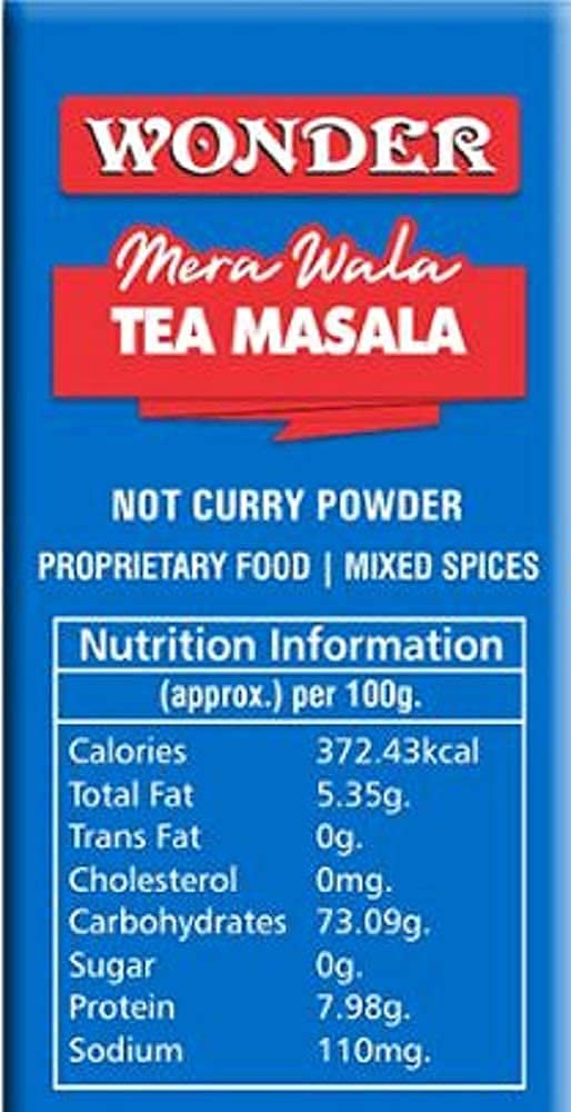 Wonder شاي ميرا والا (تشاي) ماسالا، 100غ / ماسالا شاي عطرية بمكونات طبيعية 100% - Image 5