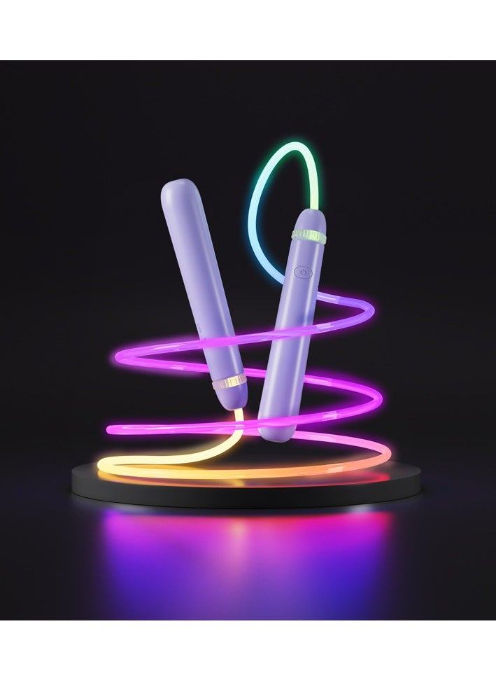 Generic Children's Lluminous Skipping Rope Luminous Toy Rechargeable Color Changing Primary School Students Beginners Kindergarten Fitness Equipment  - Image 1