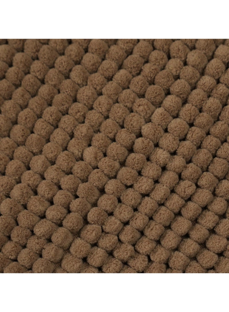 DIVEENAS Diveena's Non-Slip Bathroom Mat – 50x70cm Super Soft Microfiber Bath Mat, Quick-Dry & Machine Washable Bath Rug for Bathroom or Powder Room & Home | Brown - Image 2