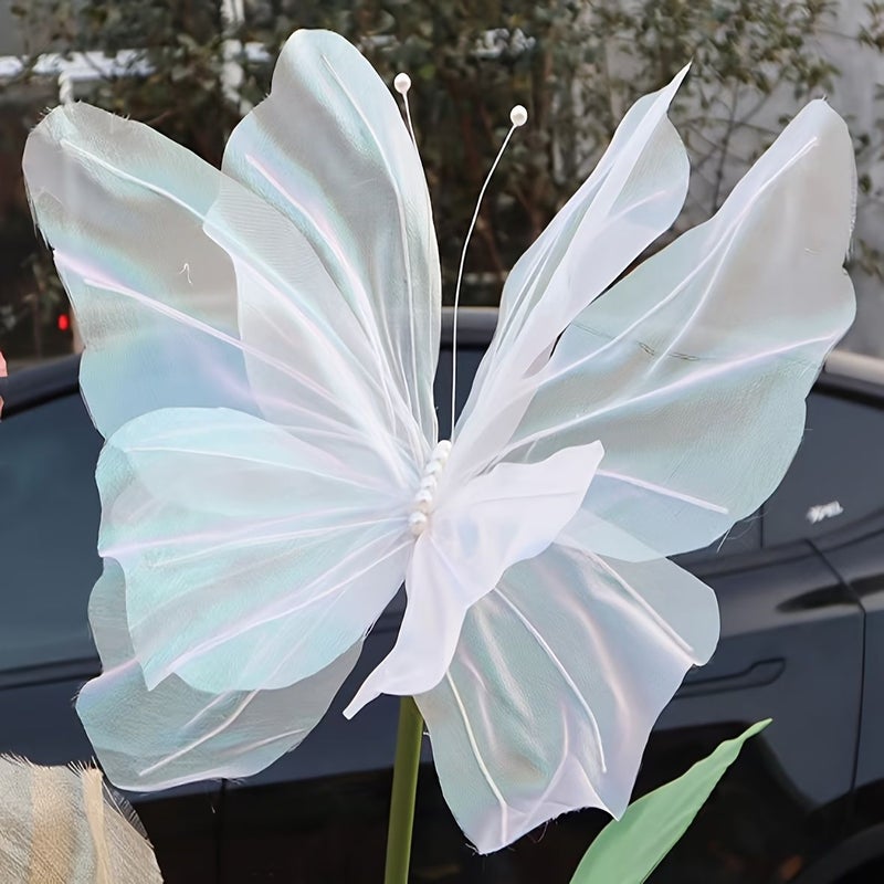 1pc Enormous Multicolored Butterfly With Iridescent Wings For Wedding Decor Party Home Celebrations Decorative Butterfly Decorations - Image 4