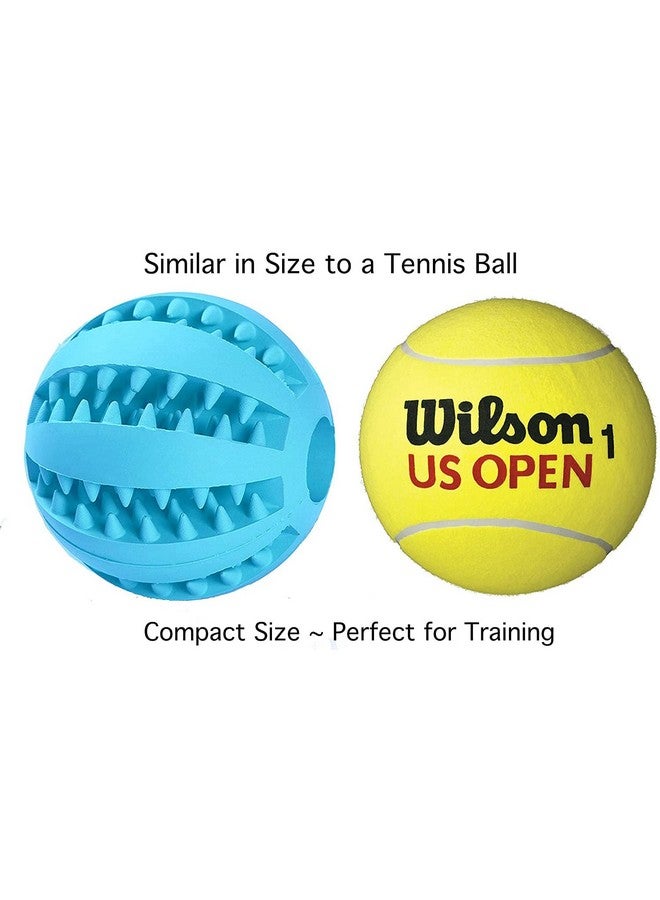 Emily Pets Dog Chew Ball Interactive Toys Cleans Teeth Training Balls Cotton Puzzles Rope For Small Medium Dogs Treats Aggressive Chewers Bits Feeder Dispensing (Color: Red) - Image 5