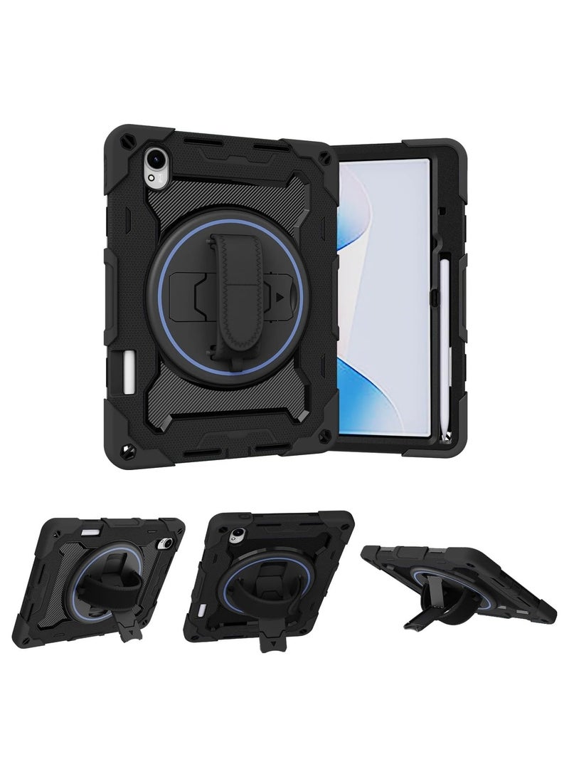 General Case Compatible with Huawei MatePad 11.5 S (2024) with 360 Degree Rotating Kickstand, 3 in 1 Heavy Duty Shockproof Protective Cover with Hand/Shoulder Strap  - Image 1