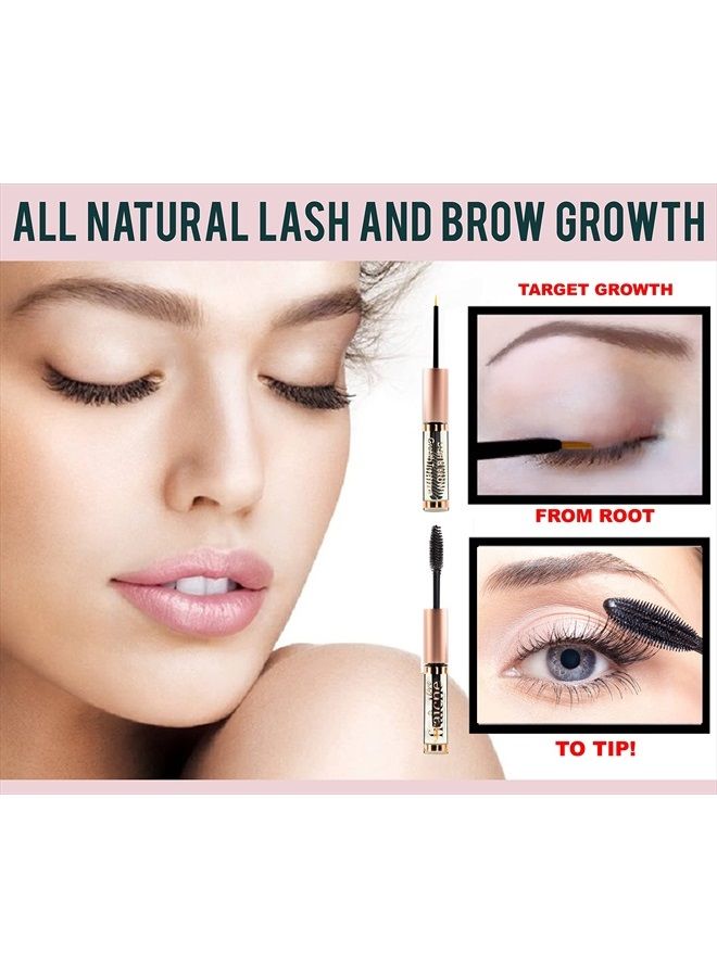 Live Fraiche USDA Organic castor oil eyelash growth serum with mascara tube, eyelash conditioner lash boost serum - Image 5