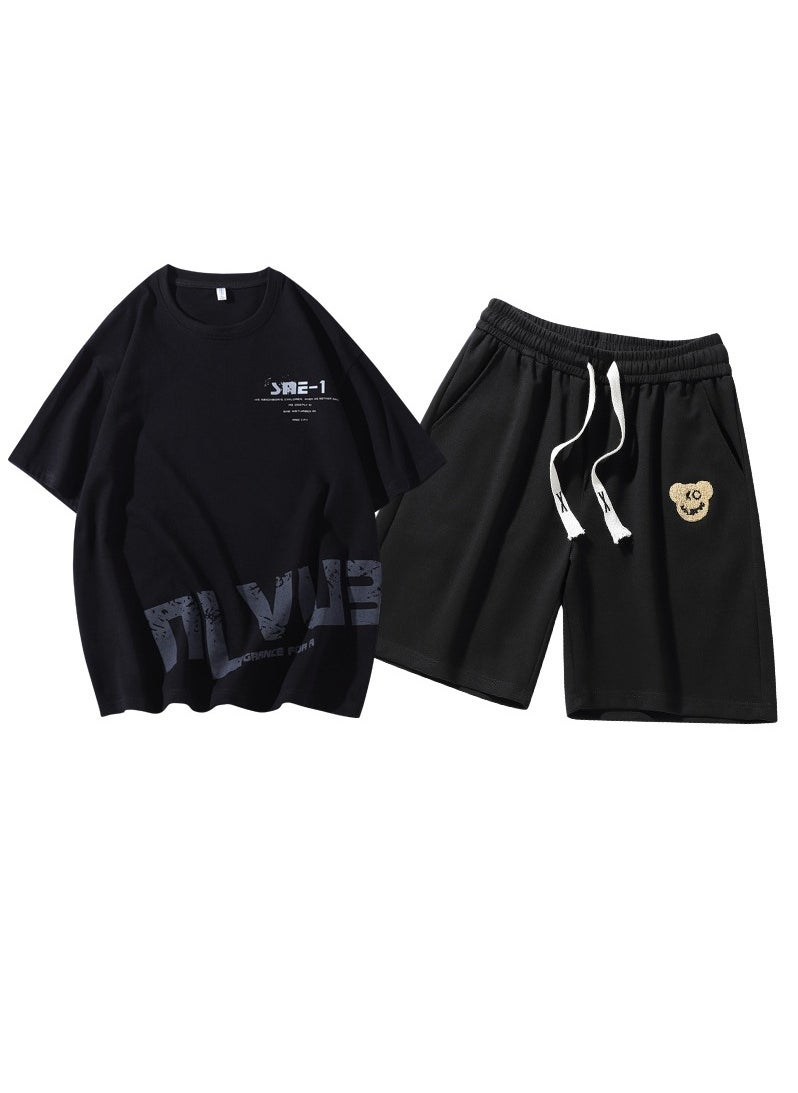 KUYING - New Fashion Versatile Short Sleeve Set - Image 1