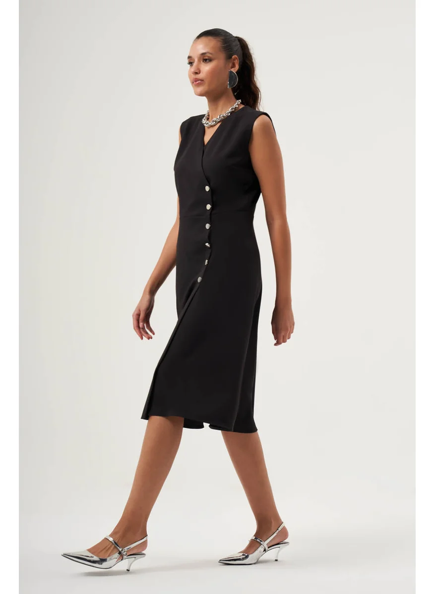 MIZALLE BUTTON DRESS