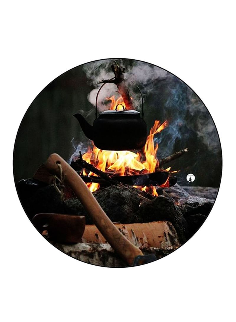 RKN Fire Printed Mouse Pad Multicolour