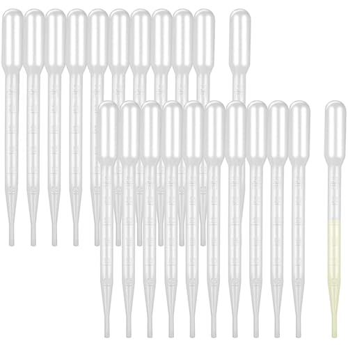 Self Lub Plastic Transfer Pipettes 3ml – Disposable Graduated Dropper for Laboratory, Essential Oils, Crafts & Daily Use (Pack of 50) - Image 1