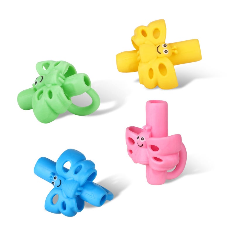KOABBIT 8 Packs Pencil Grips Pencil Grips for Kids Handwriting for Toddlers & Preschoolers, Pencil Holder Grip Posture Correction Training Writing Aid. - Image 3