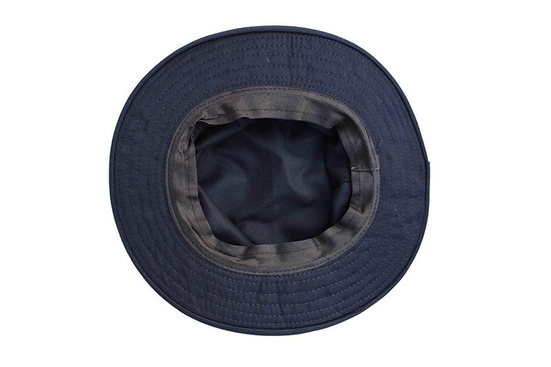 KETKAR Sun Protection Cap For Men, Beach Fishing Hat, Summer Wool Hat For Men, Round Sun Cap For Hiking, Fishing, Gardning, Travel_Pack Of 01(Free Size,Blue) - Image 3