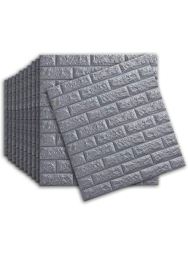 Rylan Self-Adhesive Waterproof PE Foam 3D Wall Panels Wallpaper Sticker for Bathroom, Living Room, and Home Decoration (70 x 77cm, Appx. 5.8Sq Feet)-1 Piece - Image 1