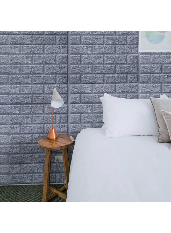 Rylan Self-Adhesive Waterproof PE Foam 3D Wall Panels Wallpaper Sticker for Bathroom, Living Room, and Home Decoration (70 x 77cm, Appx. 5.8Sq Feet)-1 Piece - Image 5