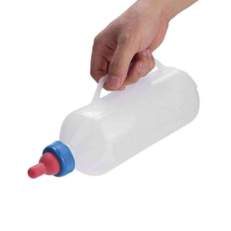 Tnfeeon 1L Baby Lamp Milk Feeder Bottle, Little Goat Calf Sheep Feeding Nursing Bottle Cup with Handle - Image 5