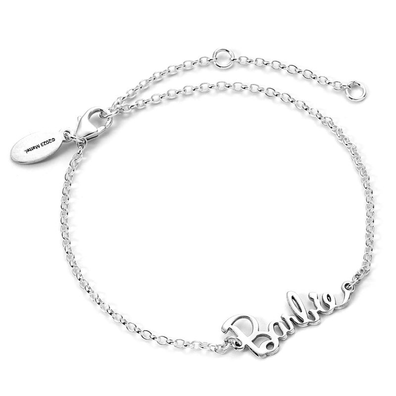 Barbie Sterling Silver Logo Bracelet - Image 1