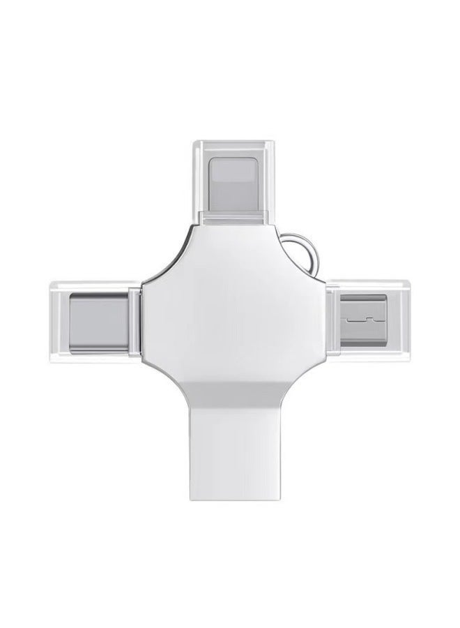 U Disk Pingguo OTG Computer Type-C Mobile Phone 1TB Multifunctional E-commerce Hot 2TB-Color:Cross [For Apple Android Typec Computer]-Capacity:512gb - Image 1