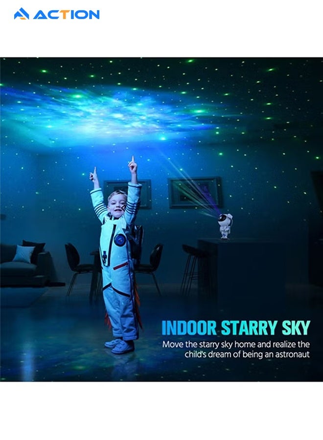 ACTION Astronaut Galaxy Light, Space Buddy Night Light For Bedroom With Remote Control And Timer, Star Ceiling Projector For Kids Adults - Image 4