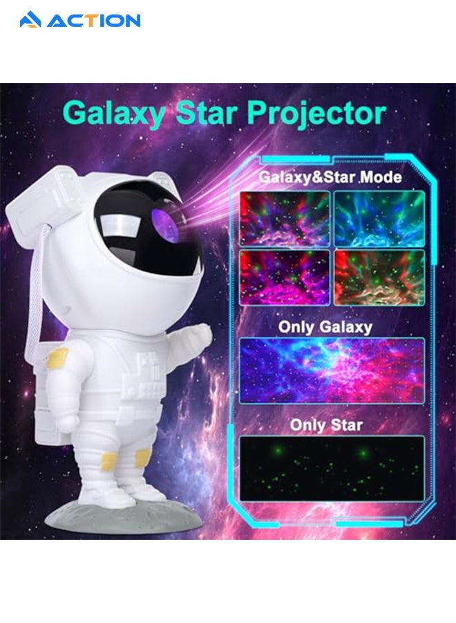 ACTION Astronaut Galaxy Light, Space Buddy Night Light For Bedroom With Remote Control And Timer, Star Ceiling Projector For Kids Adults - Image 3