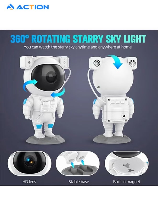 ACTION Astronaut Galaxy Light, Space Buddy Night Light For Bedroom With Remote Control And Timer, Star Ceiling Projector For Kids Adults - Image 5