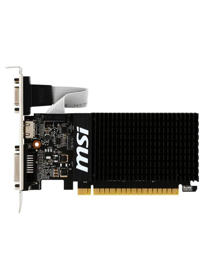 إم اس أي بطاقة رسومات جيفورس GT710 للألعاب أسود - Image 1