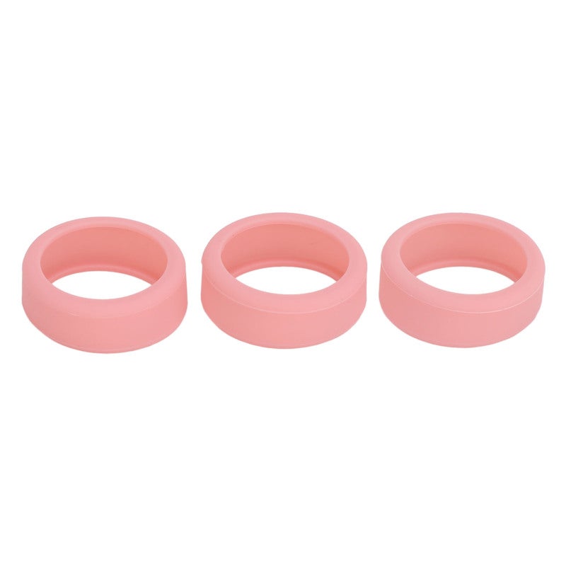 Smart Ring Protector: Pinkish M Size, Scratch Resistant Skin Friendly Silicone Ring Cover - Fully Protective Easy To Clean Elastic Ring Sleeve for Fitness Enthusiasts Home Users - Image 1