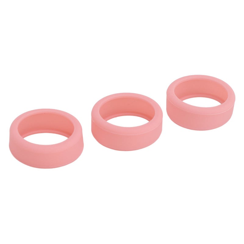 Smart Ring Protector: Pinkish M Size, Scratch Resistant Skin Friendly Silicone Ring Cover - Fully Protective Easy To Clean Elastic Ring Sleeve for Fitness Enthusiasts Home Users - Image 2