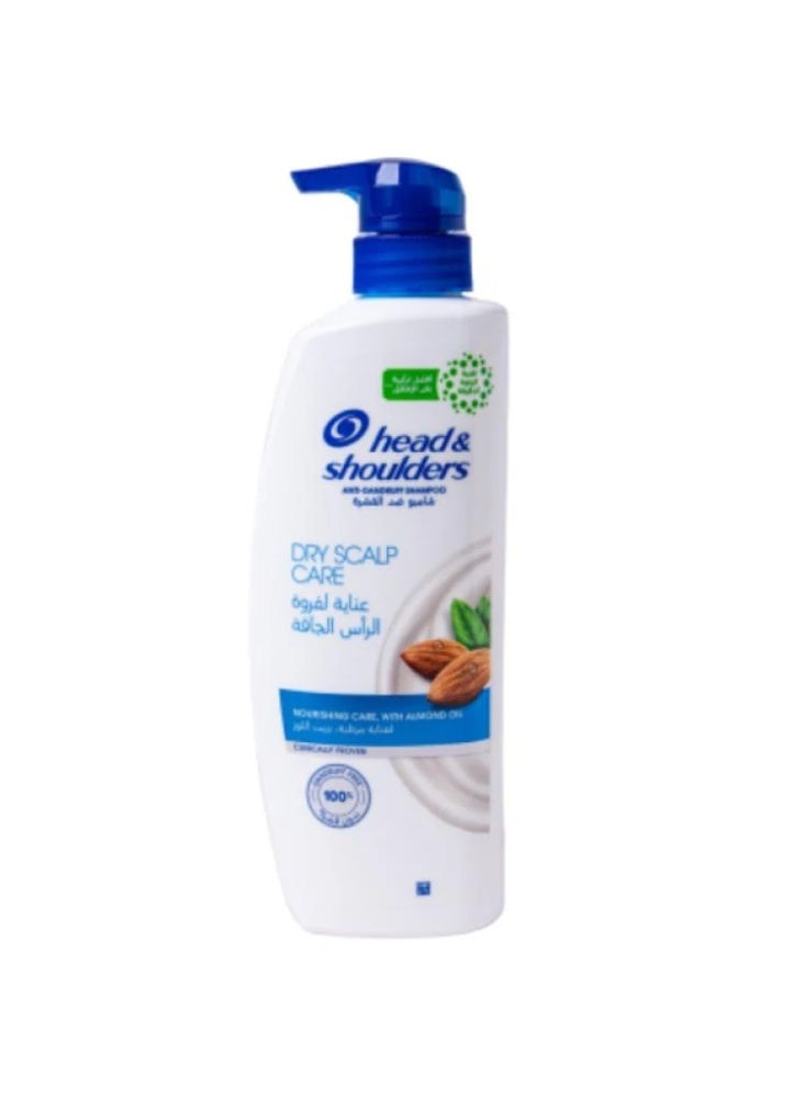 Dry Scalp Care Anti-Dandruff Shampoo with Natural Almond Oil, 500ml