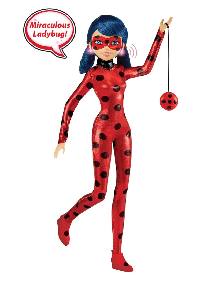 Talk and Sparkle 10.5” Ladybug Deluxe Doll with Lights and Sounds | Material : Plastic | Age Group : 4 Years+ | Fashion Doll - pzsku/Z9C5846B2C835AA936FC8Z/45/_/1724223347/7bda596f-ebdc-4f26-ba10-a721d2f92e0b