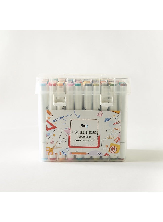 Findz 80-Piece Marker Pen Set for Artists - Image 3