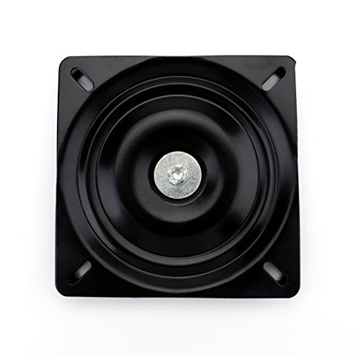 Fasmov 7" Heavy Duty Bar Stool Swivel Replacement Seat Swivel Base Bar Stool Swivel Plate, Black - Image 2