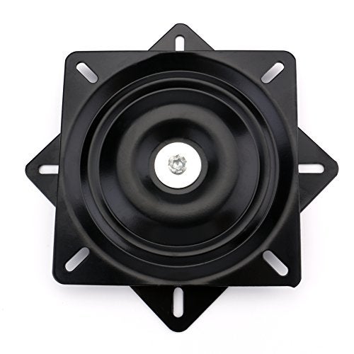 Fasmov 7" Heavy Duty Bar Stool Swivel Replacement Seat Swivel Base Bar Stool Swivel Plate, Black - Image 1