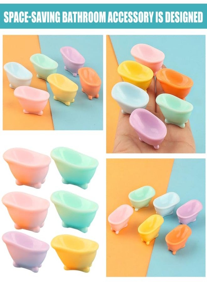 ifundom 10pcs Bathtub Micro Landscape Furniture Models Doll House Accessories Miniature Washing Bathtub Miniature tub Decoration Tiny tub Resin Three-Dimensional Material - Image 3