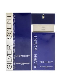 Jacques Bogart Silver Scent Midnight Men EDT Spray 3.3 oz  - Image 1