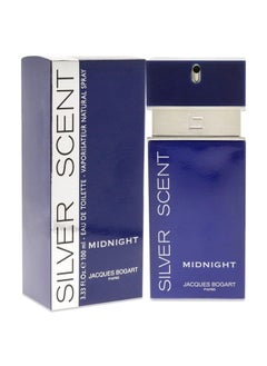 Jacques Bogart Silver Scent Midnight Men EDT Spray 3.3 oz  - Image 2