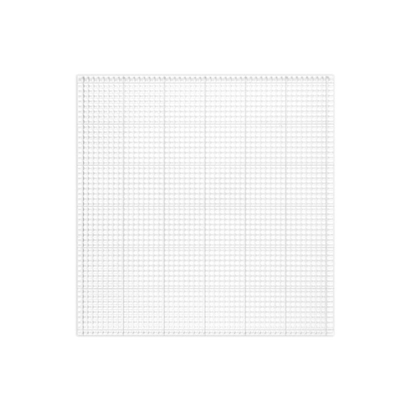 BAOFALI 8.25x8.25inch Low Tack Sticky Mat with Grid for Stamping Stenciling Ink Blending Clear Photopolymer Craft Low Tacky Mat Stamp Mat and Fixed Stamp Blending DIY Projects Paper Card Scrapbooking - Image 1