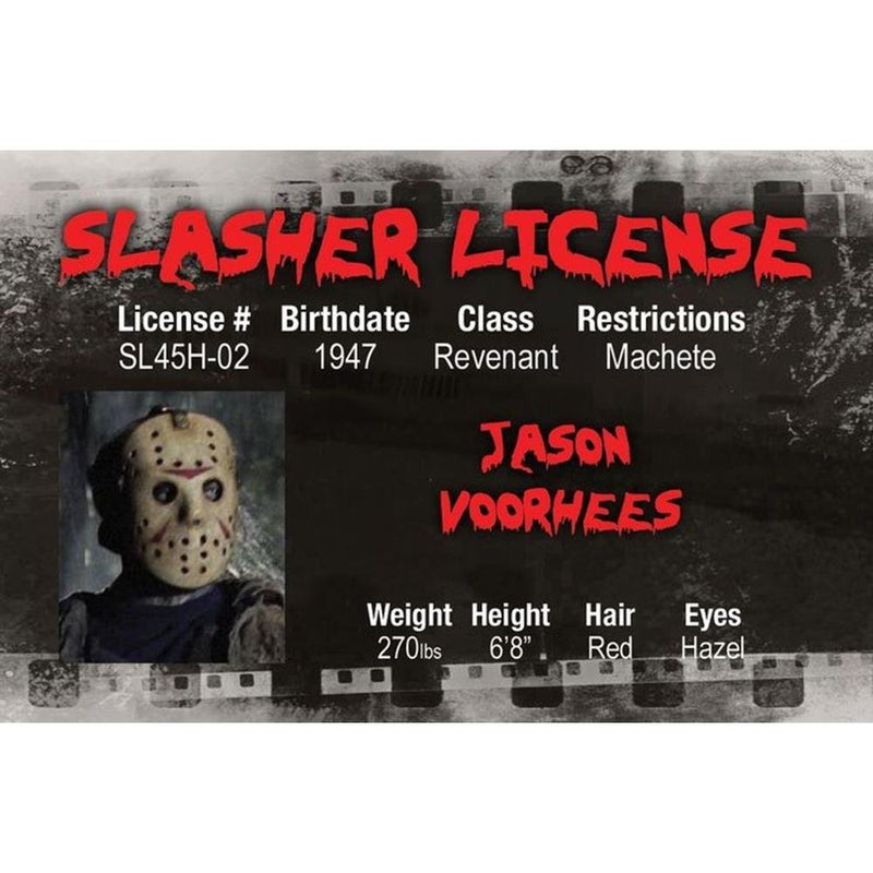 Signs 4 Fun NSLIDJ Jason Voorherss Drivers License