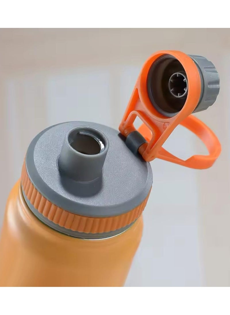 QSHOP - QSHOP® Thermal Bottle 800ml – with Ergonomic Handle for Easy Carry, Airtight Leak Proof Lock, Advanced Vacuum Insulation Technology to Keep Liquids Hot or Cold for a Long Time - Image 1