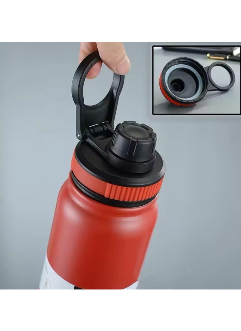 QSHOP - QSHOP® Thermal Bottle 800ml – with Ergonomic Handle for Easy Carry, Airtight Leak Proof Lock, Advanced Vacuum Insulation Technology to Keep Liquids Hot or Cold for a Long Time - Image 1